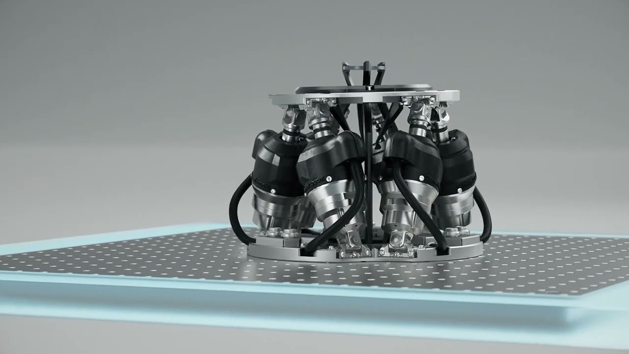 Rugged High-Accuracy Industrial 6-Axis Hexapod, H-815